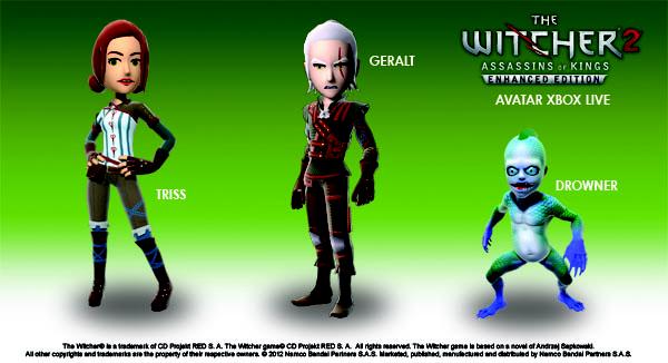 The Witcher 2 avatar xbox live [Arrivage et concours] The Witcher 2 sur Xbox 360