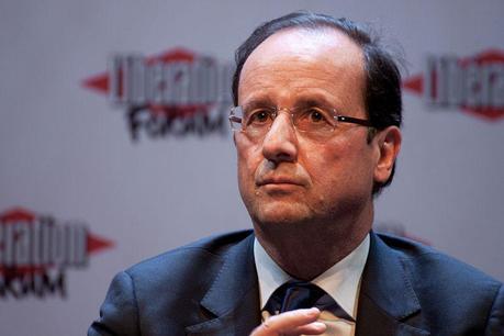 François Hollande, candidat pour le Parti Socialiste.