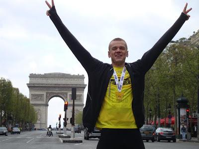 Marathon de Paris : le beau geste de Mathieu