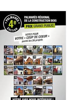 Les prix du Palmarès régional 2012  de la construction Bois
