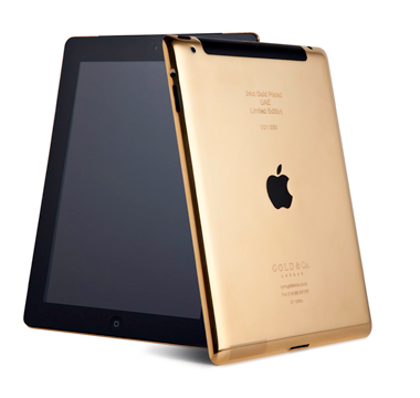 GoldiPad Achetez un iPad 2 en Or 24 Carats