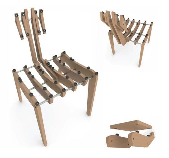 Tectonic Ergonomic Plywood Chair - Eddie Licitra  - 2