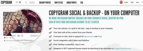 Copygram : Visionner et sauvegarder vos photos Instagram sur votre ordinateur