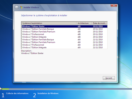 Comment créer un DVD des versions 32 et 64 bits de Windows 7 SP1