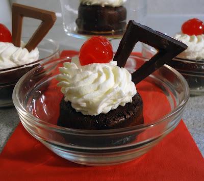 Minis babas au sirop d'érable et chocolat