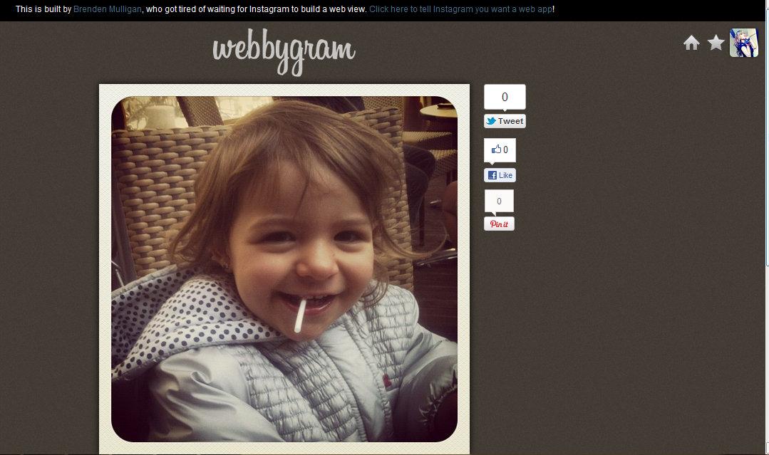 Webbygram Présentation Webbygram : vos photos Instagram depuis votre navigateur