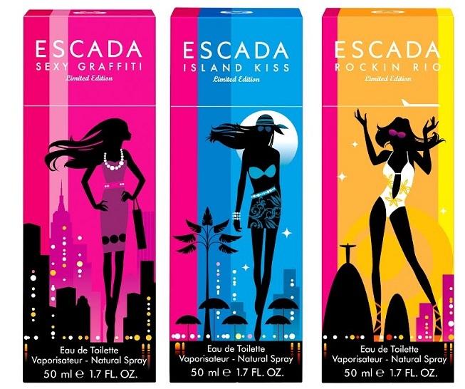 Escada 2012 3 fragrances