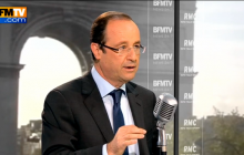 François Hollande: «améliorer la vie de mes concitoyens et faire avancer la France»