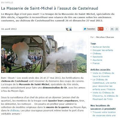La Massenie de Saint-Michel à l’assaut de Castelnaud