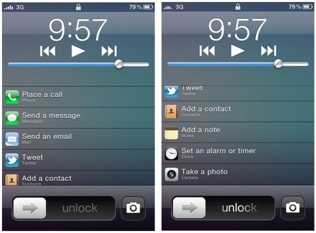 FastLock, des raccourcis élégants sur le LockScreen de votre iPhone...