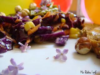 Salade printanière haute en couleur