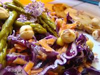 Salade printanière haute en couleur