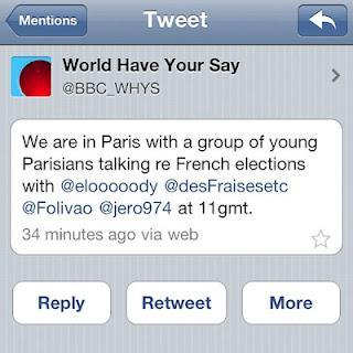 Où je cause en anglais dans le transistor mondial