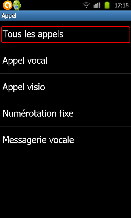 Samsung Galaxy S : Cacher votre numéro lors de vos appels