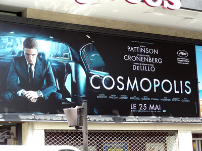 Cosmopolis s'affiche sur les Champs-Elysées + Site FR