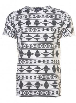 T-shirt à motifs aztèque topman