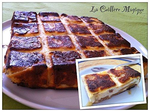 Flan léger pommes fromage blanc