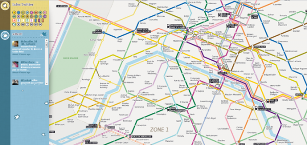 sublyn 600x284 Sublyn : un plan du métro de Paris connecté à Twitter
