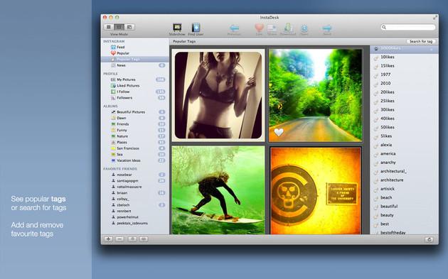 InstaDesk: Sauvegarder sur Mac, vos photos iPhone / androïd Instagram...