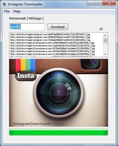 Instragram Downloader: Sauvegarder sur Windows, vos photos iPhone / androïd Instagram...