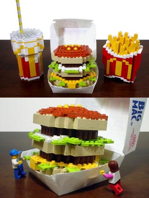 30 Un Big Mac en LEGO