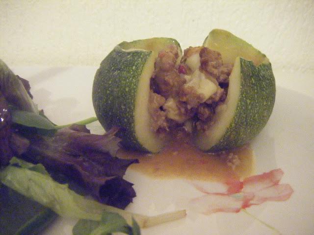 Food : Courgettes farcies au curry