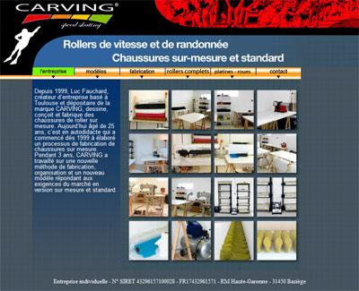 Web : nouveau site de Carving Web : nouveau site de Carving