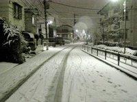 Jamais deux sans trois Tokyo encore sous neige