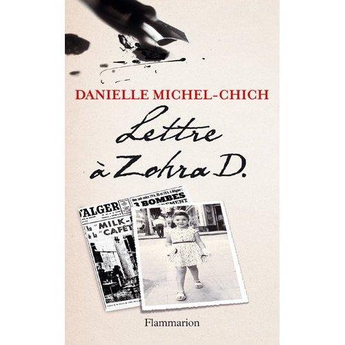 Lettre à Zohra D de Danielle Michel-Chich