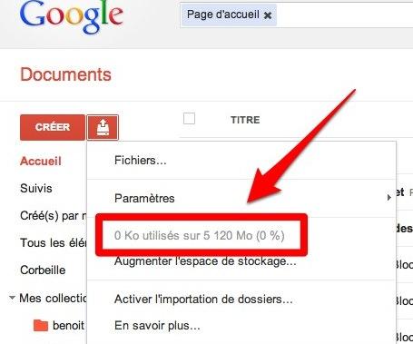 Google documents 5 gigas gratuit Google Documents augmente l’espace de stockage gratuit à 5 Gigas