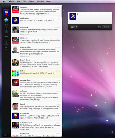 twitter for mac Autour de twitter sur iPad