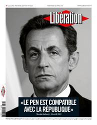Nicolas Sarkozy :”Marine Le Pen est compatible avec la République”. C’est dit.