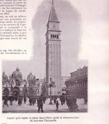 25 avril 1912, inauguration du nouveau campanile - 