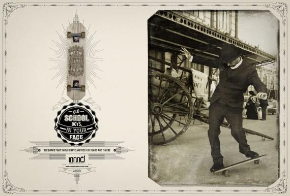 Very old school cruisers by Nomad Skateboards !