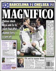 Chelsea en finale : revue de presse