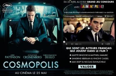Rencontrez Rob et Cronenberg à Paris ou à Cannes