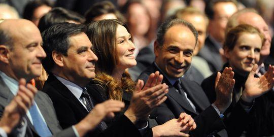 Alain Juppé, François Fillon, Carla Bruni-Sarkozy, Jean-François Copé et Nathalie Kosciusko-Morizet étaient notamment présents dans le parc Chanot de Marseille, le 19 février.