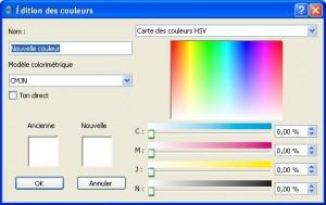 Scribus 02 : gestion des couleurs dans Scribus 1.4