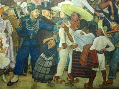 Fresques mexicaines: la violence et la couleur