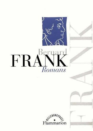 Bernard Frank, Romans et essais