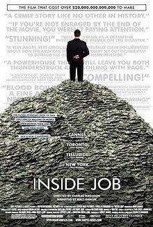 Inside job : le film qui à coûté 20 000 000 000 000 de Dollars !