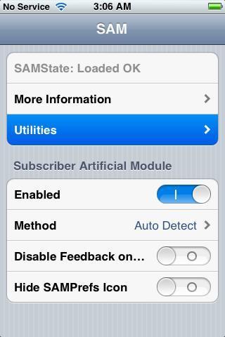 Désimlock de votre iPhone jailbreaké...Apple bloque SAM!
