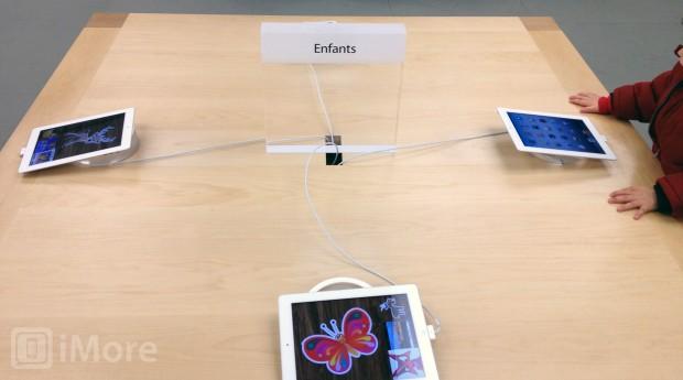 L’iPad remplace le Mac dans le coin enfants des Apple Store