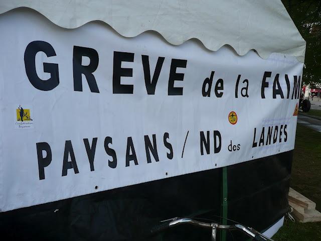 manifestation de soutien aux grévistes de la faim