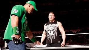 John Cena accepte finalement de signer son contrat face à Brock Lesnar