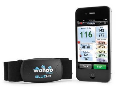 Test du cardio fréquencemètre Wahoo BlueHR compatible iPhone 4S