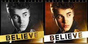 Justin bieber propose les couvertures de son opus : Believe.