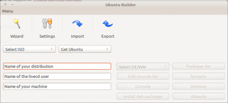 UbuntuBuilder 99001 560x254 Ubuntu 12.04   Ubuntu Builder devient compatible avec Precise Pangolin