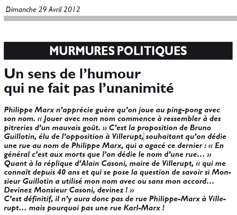 Quand le journal régional « Le Républicain Lorrain » censure …