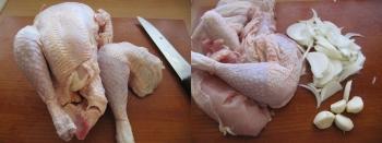 Poulet aux olives vertes Poulet aux olives vertes